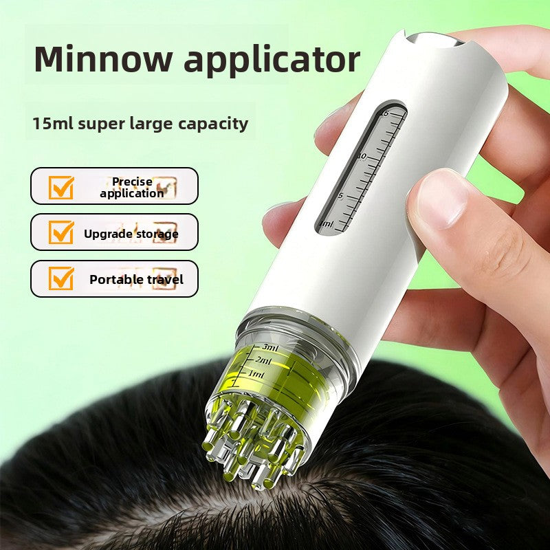 Scalp Liquid Applicator with Roller Ball