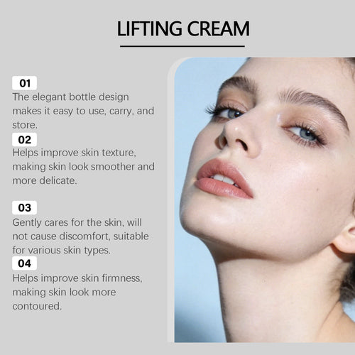 3D Lifting & Firming Face Cream, Anti-Aging Moisturizer for Hydrated, Smoother & Youthful-Looking Skin