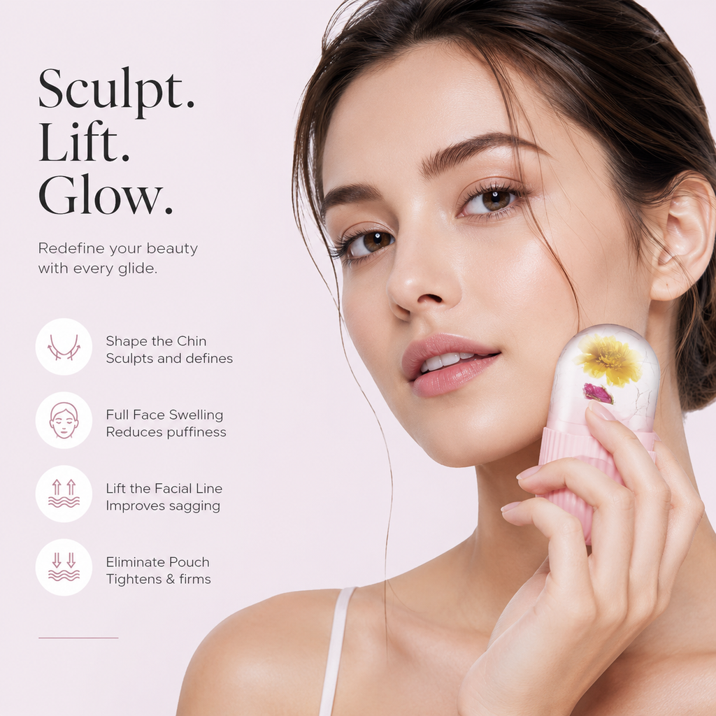 Silicone diamond shaped face mask ice grid