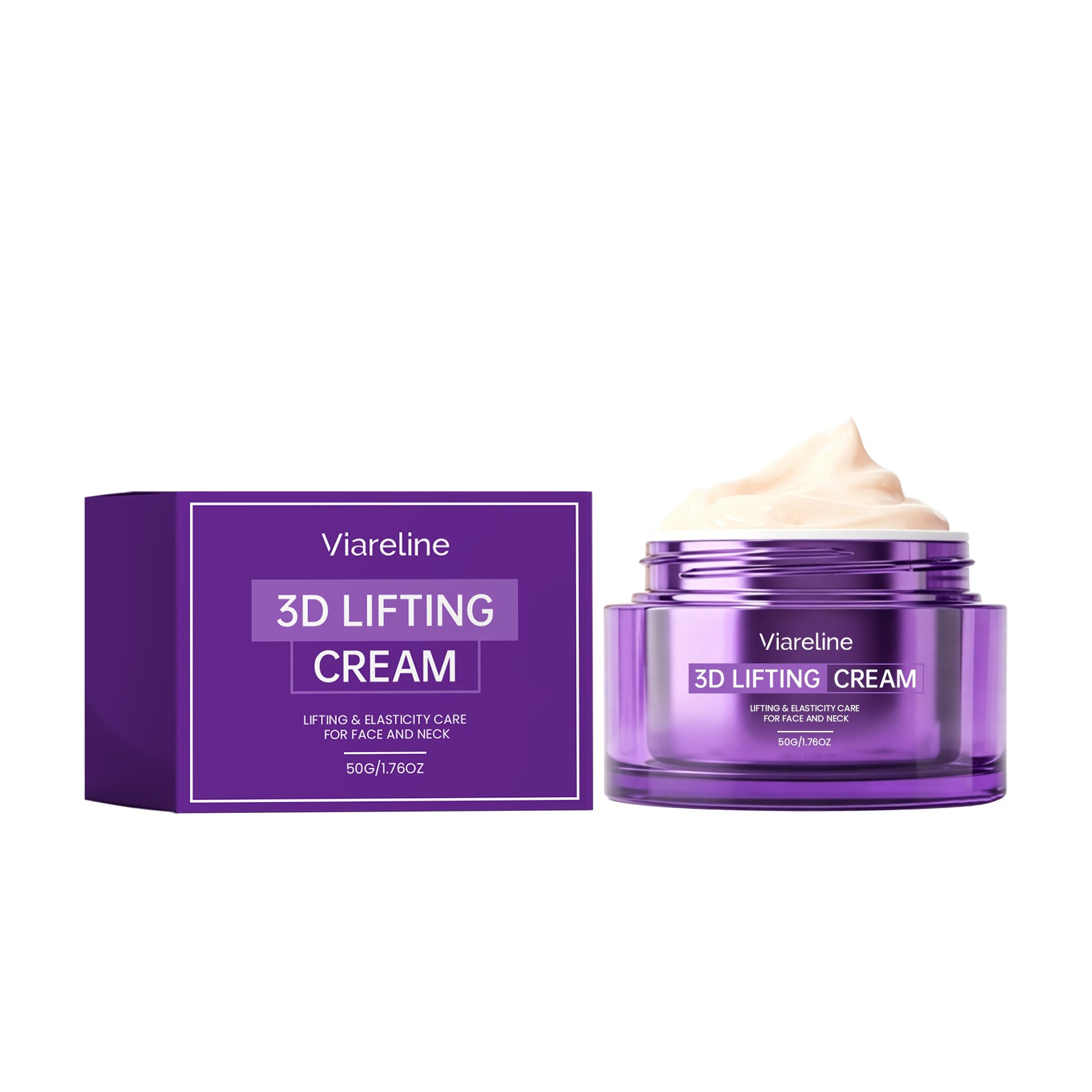 3D Lifting & Firming Face Cream, Anti-Aging Moisturizer for Hydrated, Smoother & Youthful-Looking Skin